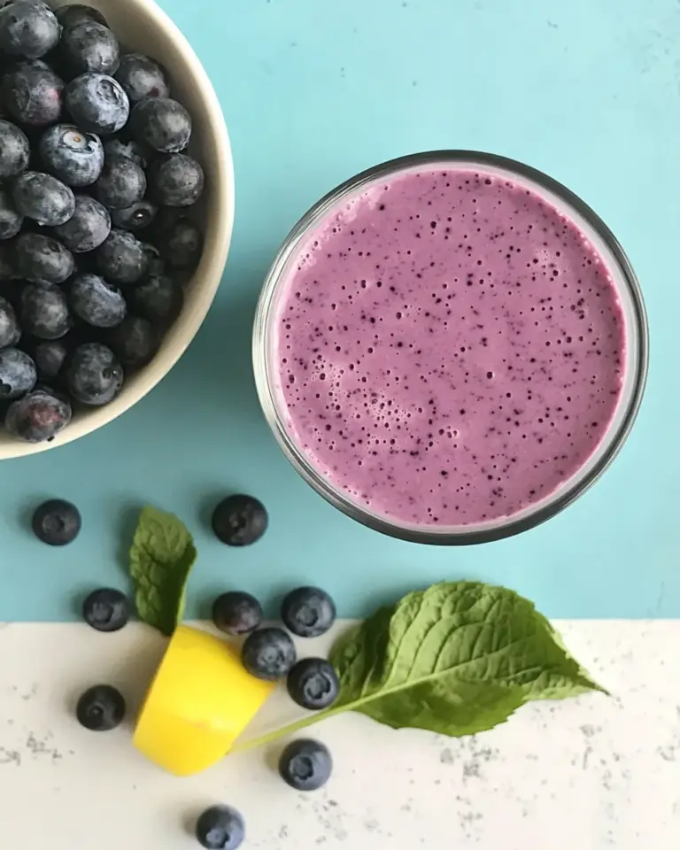 Blueberry Constipation Smoothie
