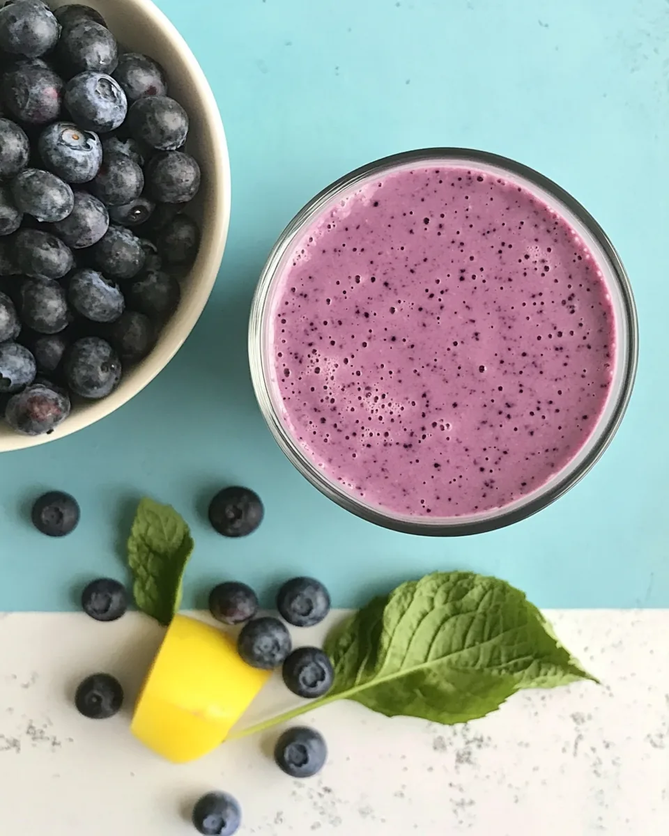 Blueberry Constipation Smoothie