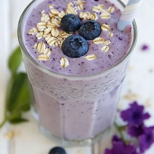 Blueberry Oatmeal Smoothie