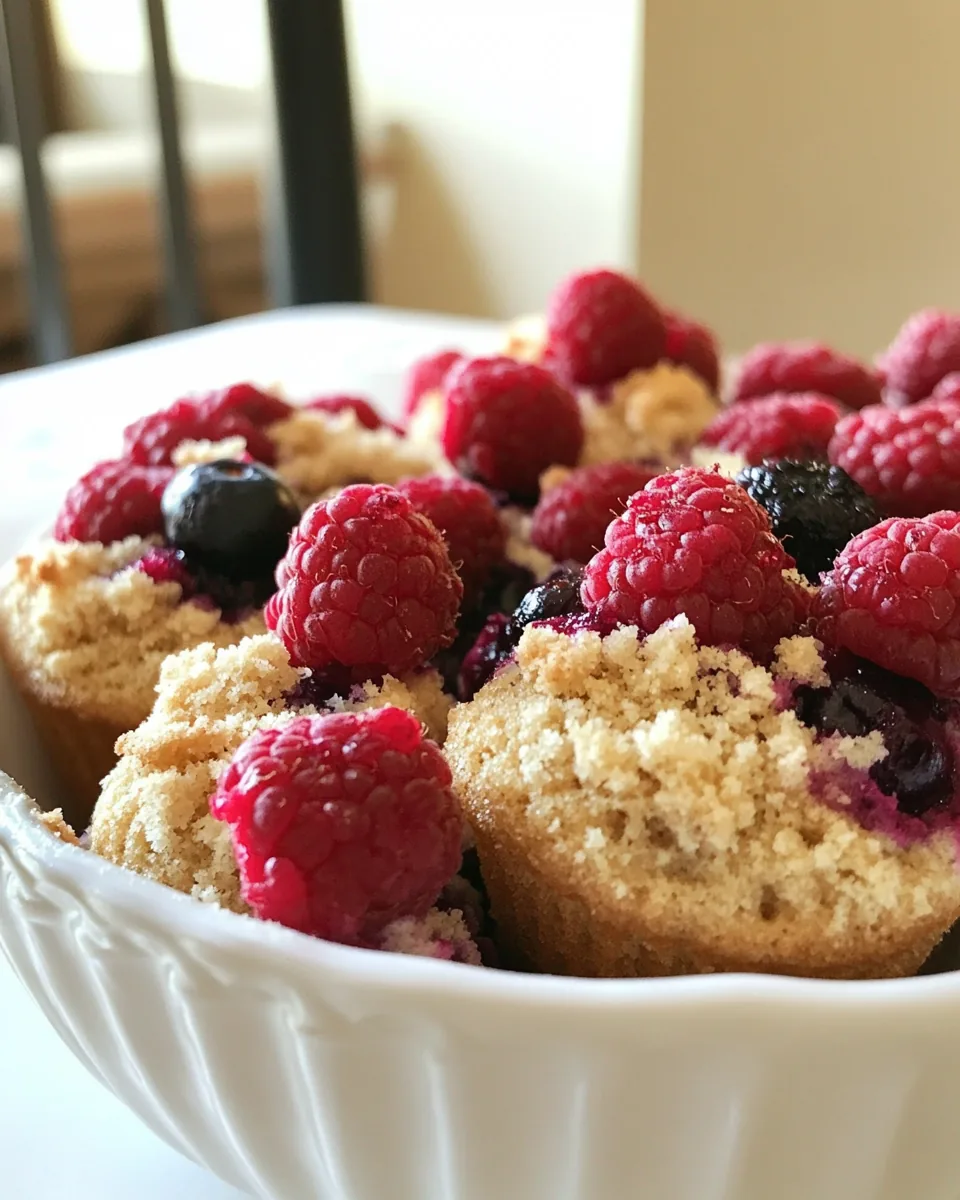Blueberry Raspberry Muffins