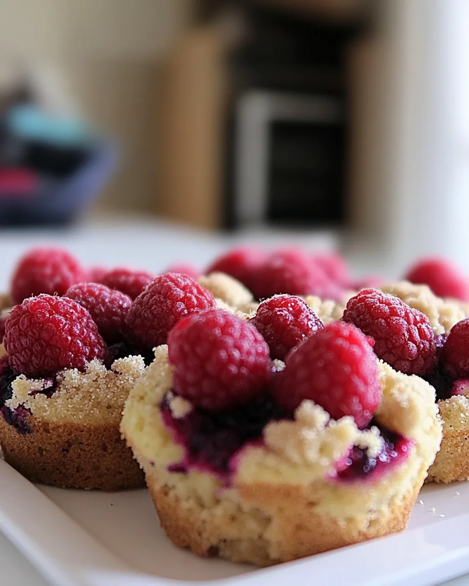 Blueberry Raspberry Muffins