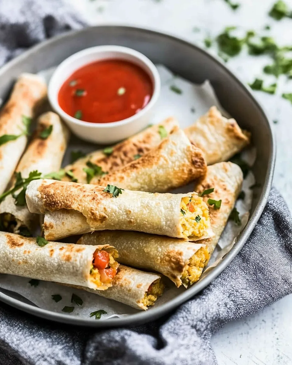 Breakfast Taquitos