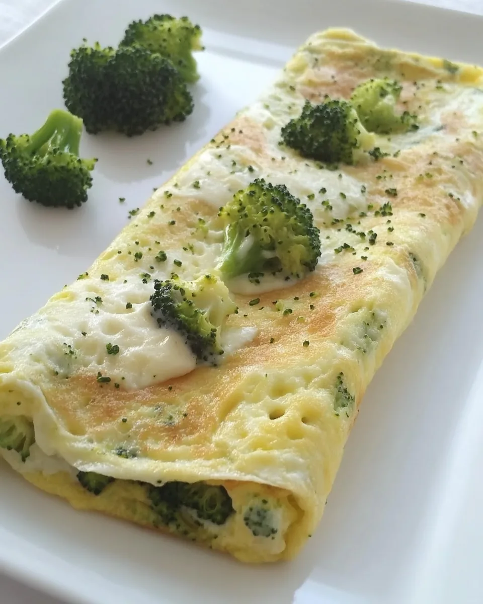 Broccoli and Cheese Omelet