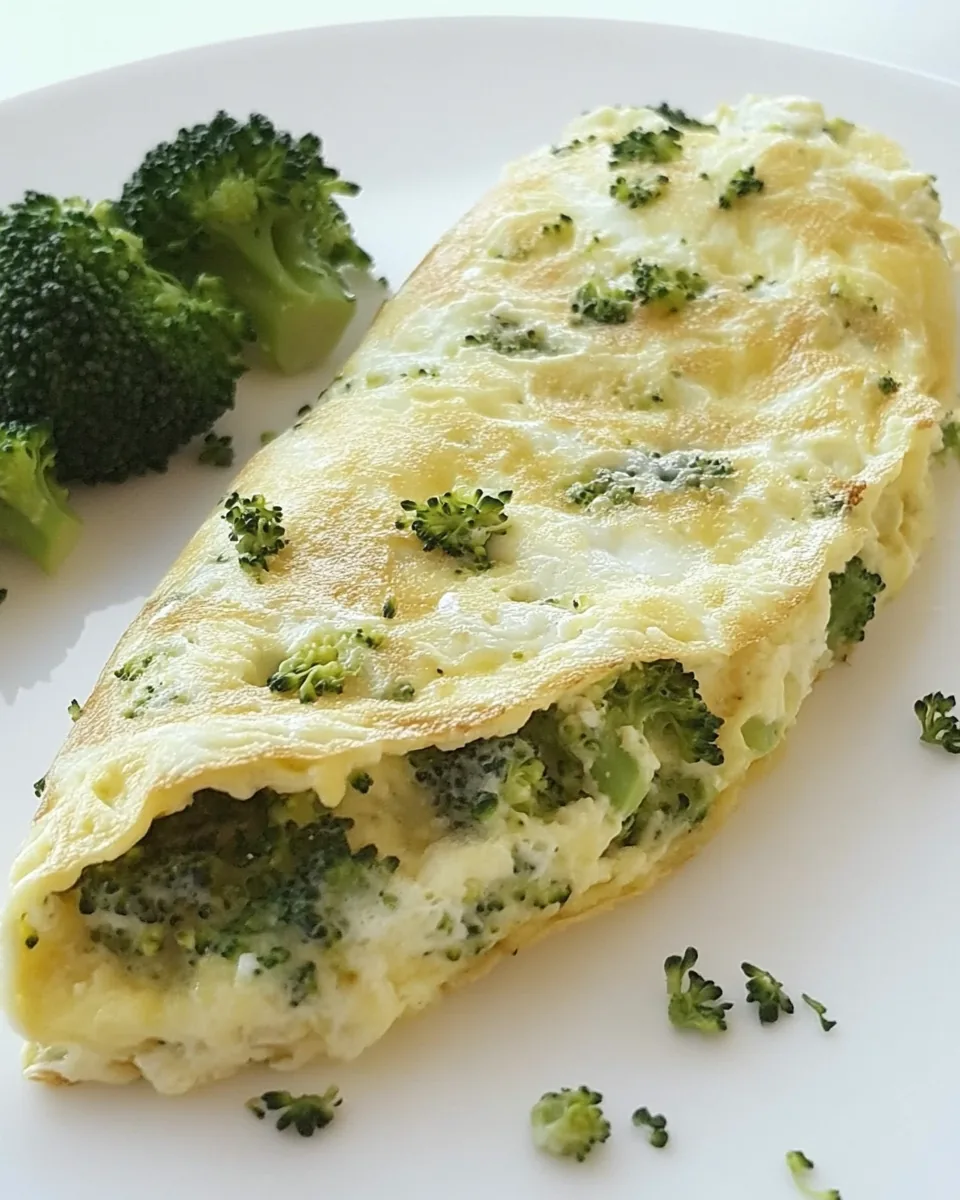 Broccoli and Cheese Omelet