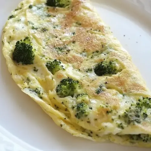 Broccoli and Cheese Omelet