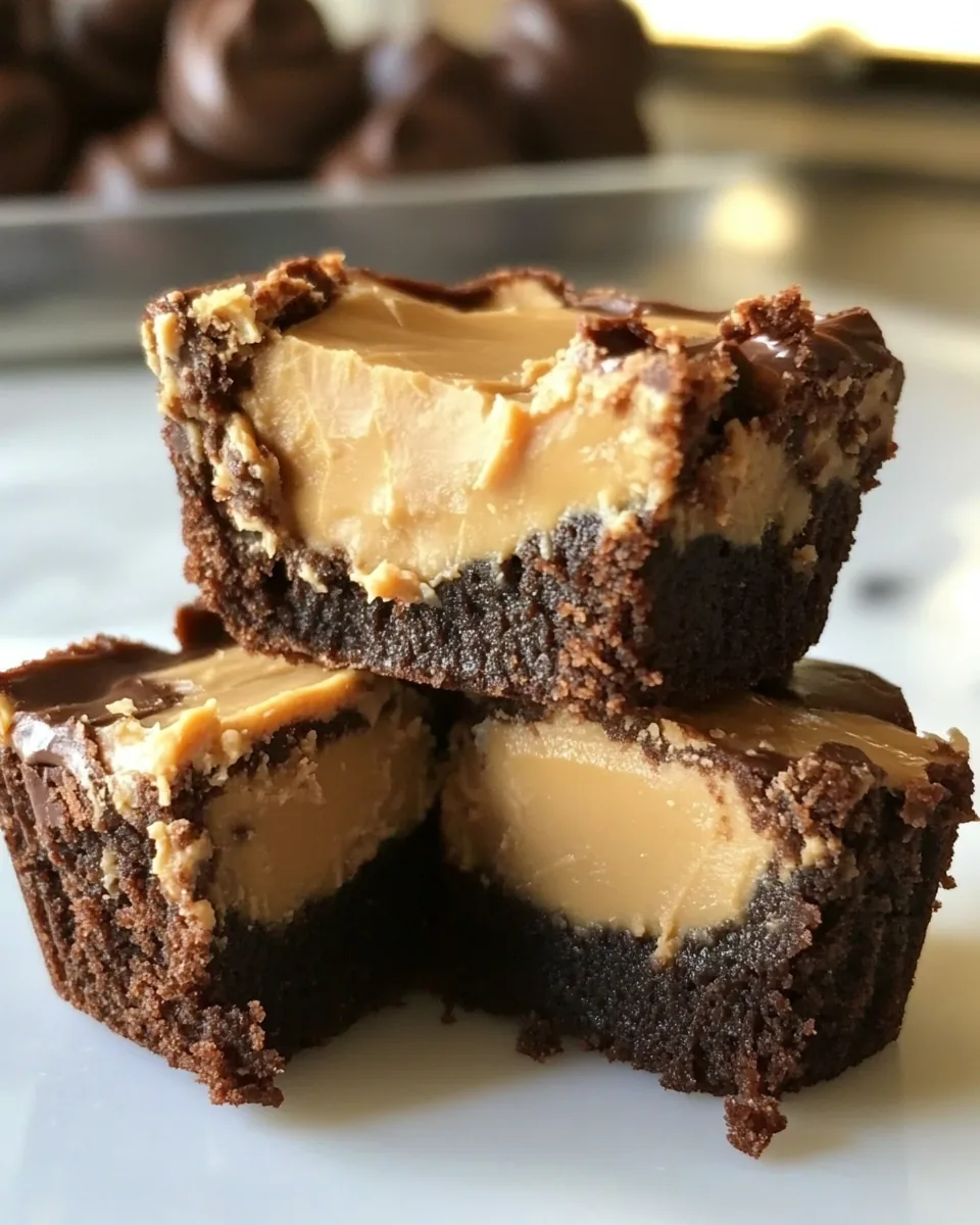 Brownie Peanut Butter Cups