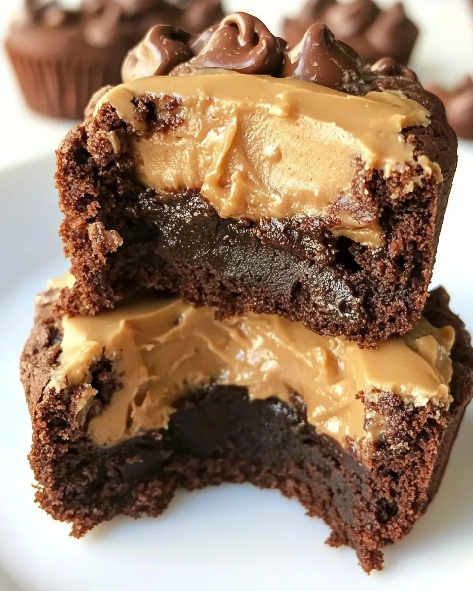 Brownie Peanut Butter Cups