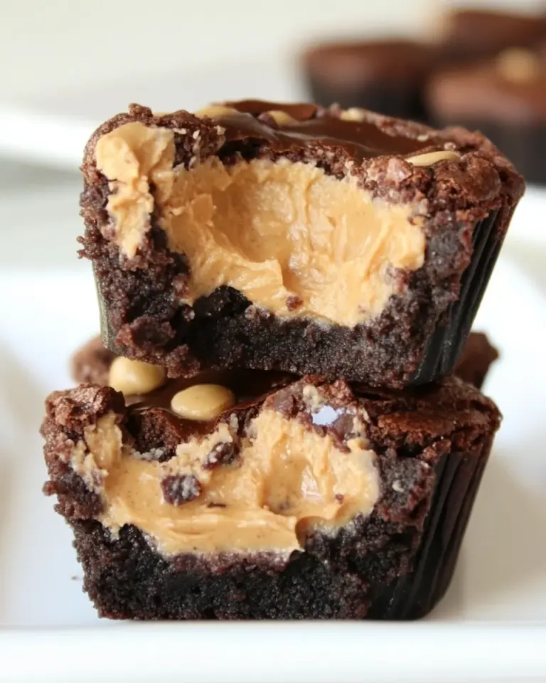 Brownie Peanut Butter Cups