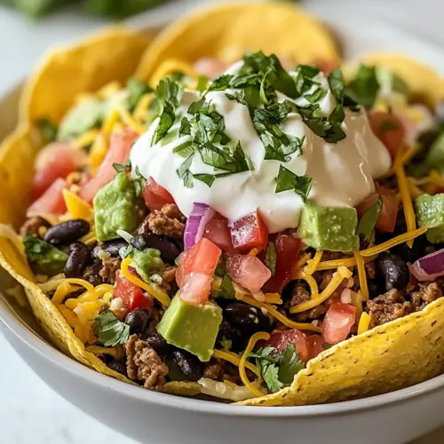 Bubbly Taco Salad Bowl