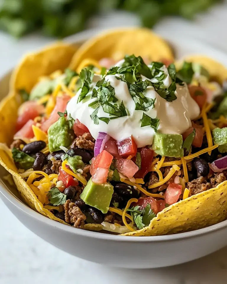 Bubbly Taco Salad Bowl
