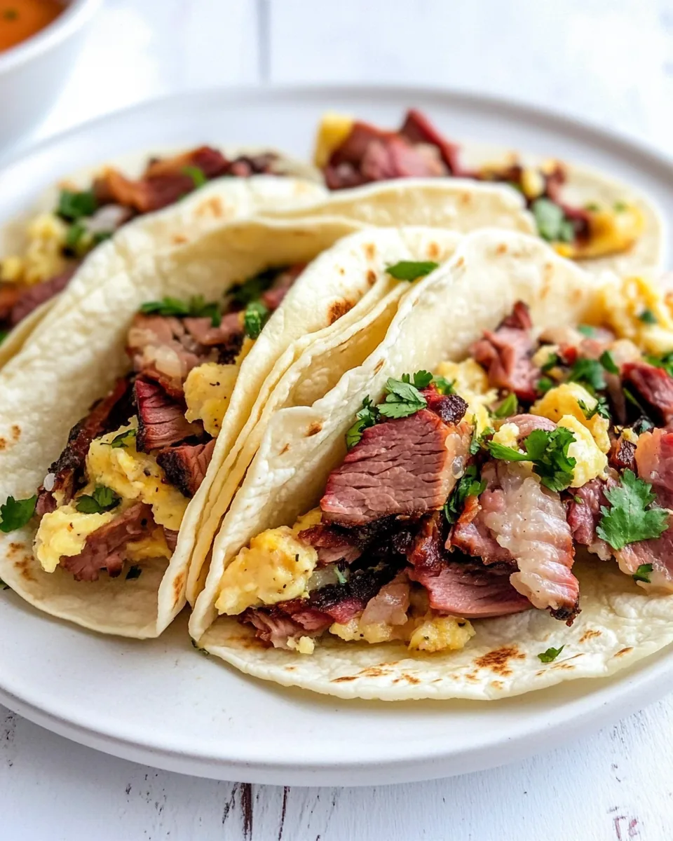 Buc-ee’s Brisket Breakfast Tacos