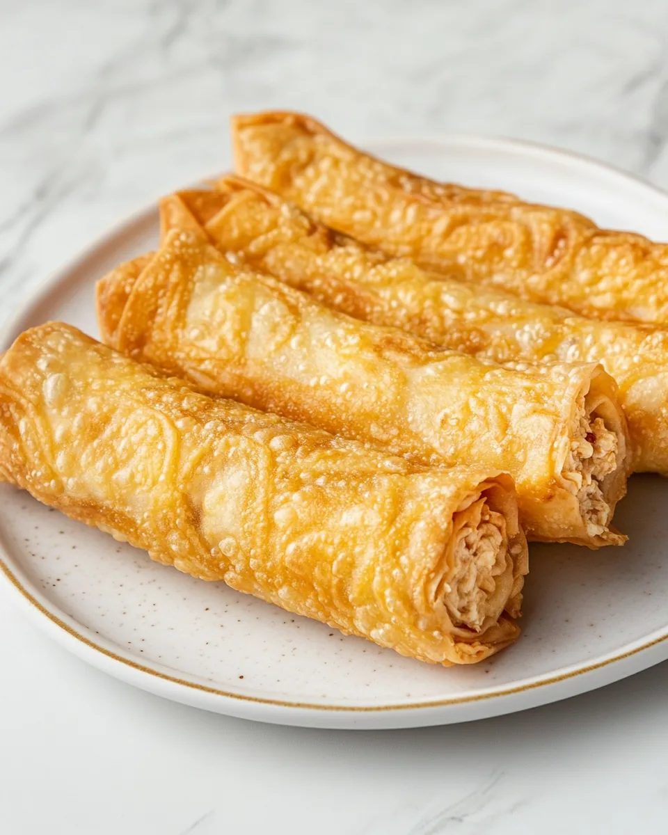 Buffalo Chicken Egg Rolls