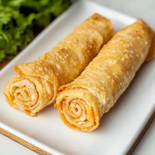 Buffalo Chicken Egg Rolls