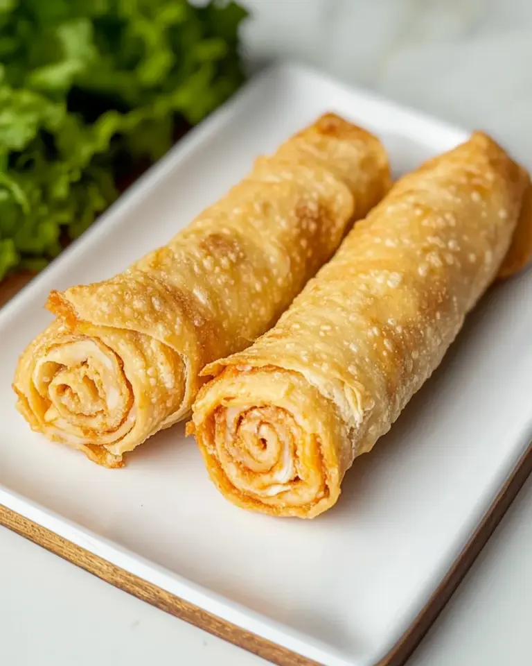 Buffalo Chicken Egg Rolls