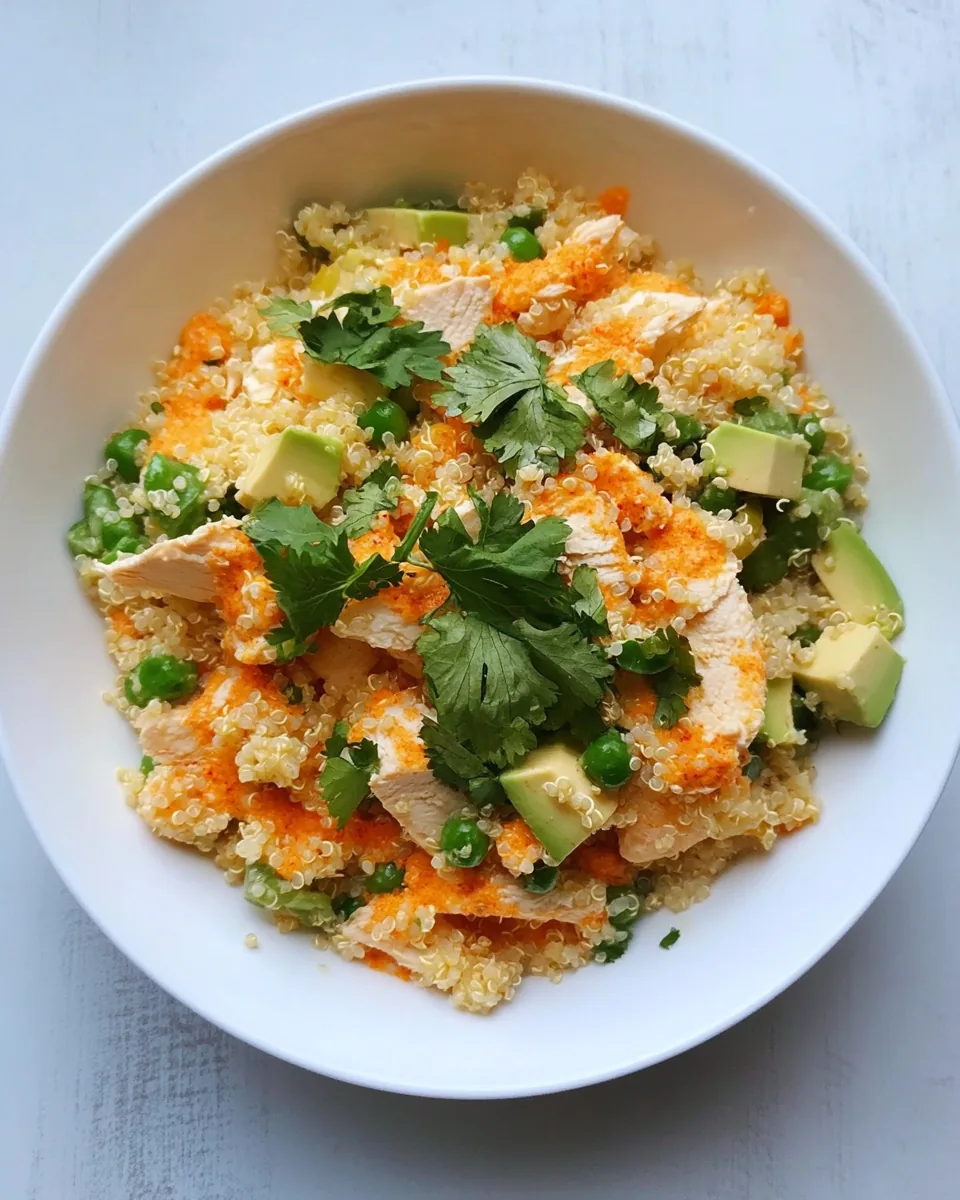 Buffalo Chicken Quinoa Salad