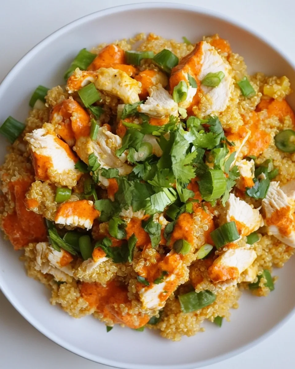 Buffalo Chicken Quinoa Salad