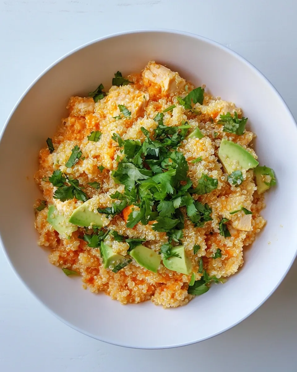 Buffalo Chicken Quinoa Salad