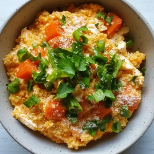 Buffalo Chicken Quinoa Salad