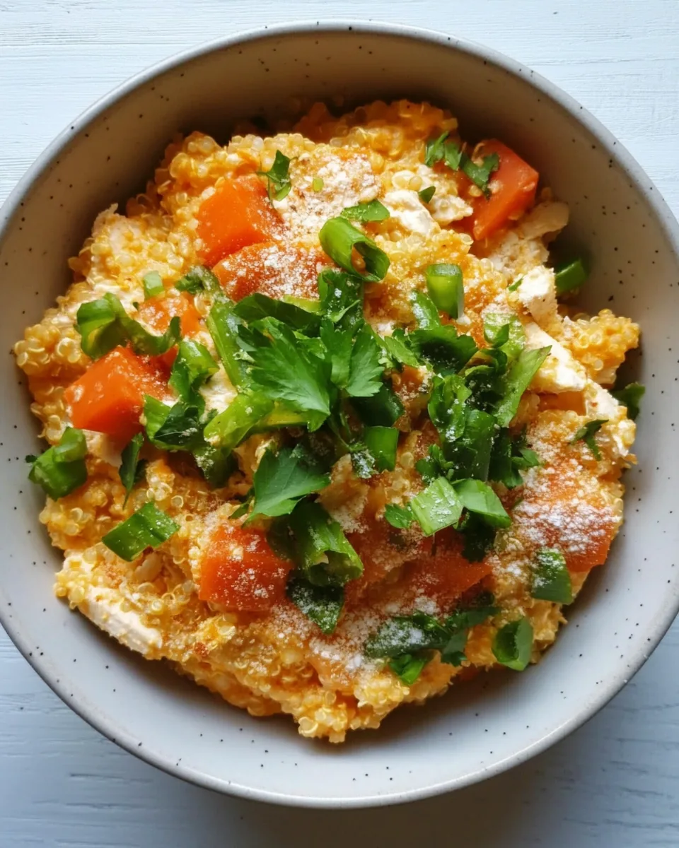 Buffalo Chicken Quinoa Salad