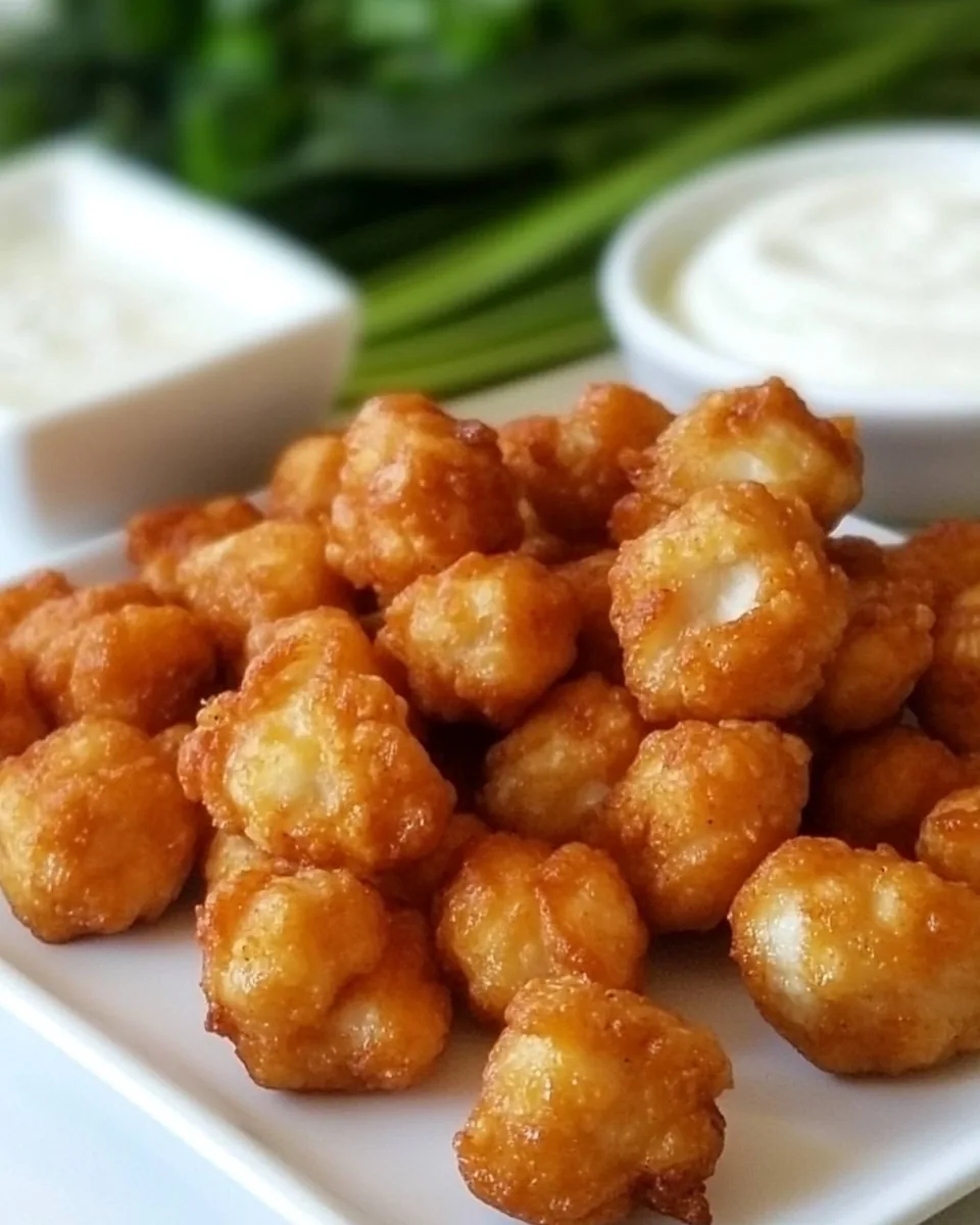 Buffalo Popcorn Chicken