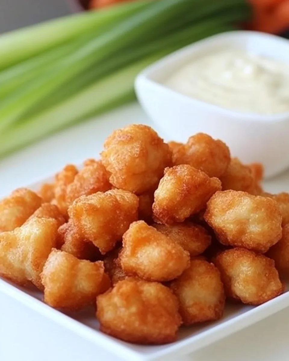 Buffalo Popcorn Chicken
