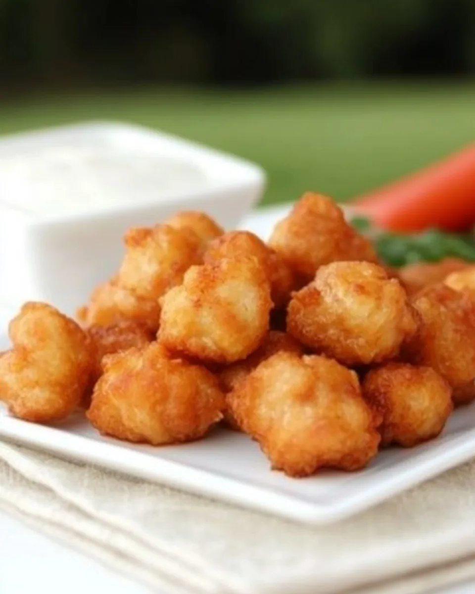 Buffalo Popcorn Chicken