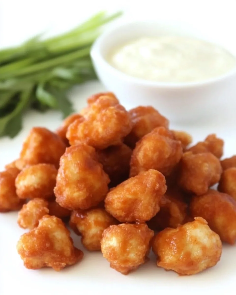 Buffalo Popcorn Chicken