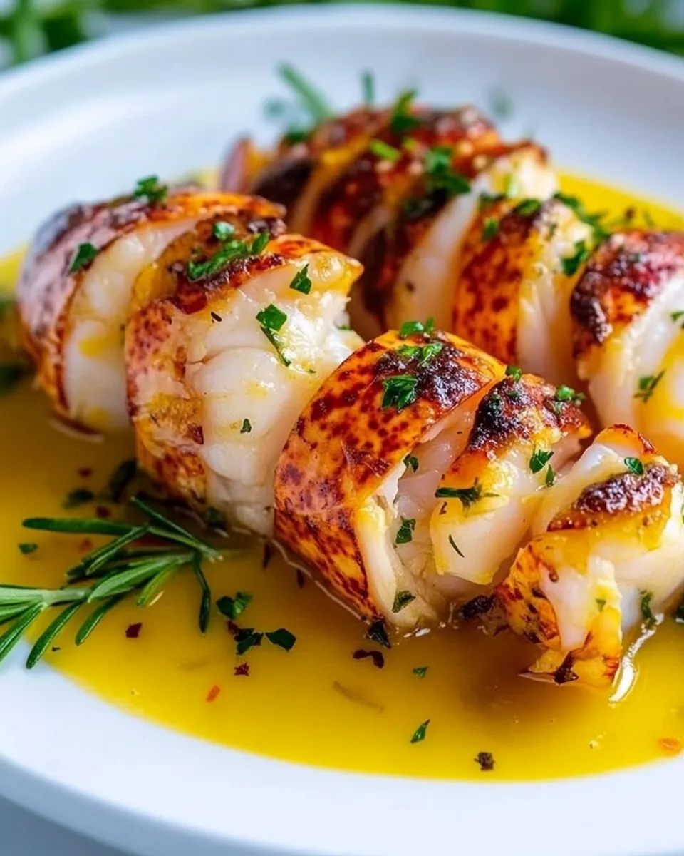 Butter Poached Lobster