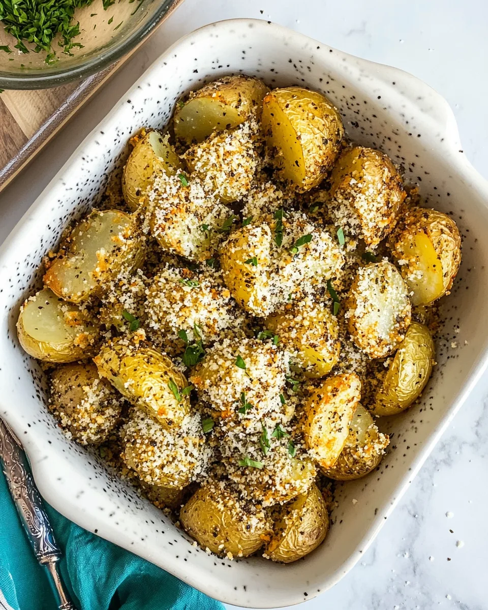 Cacio E Pepe Roasted Potatoes