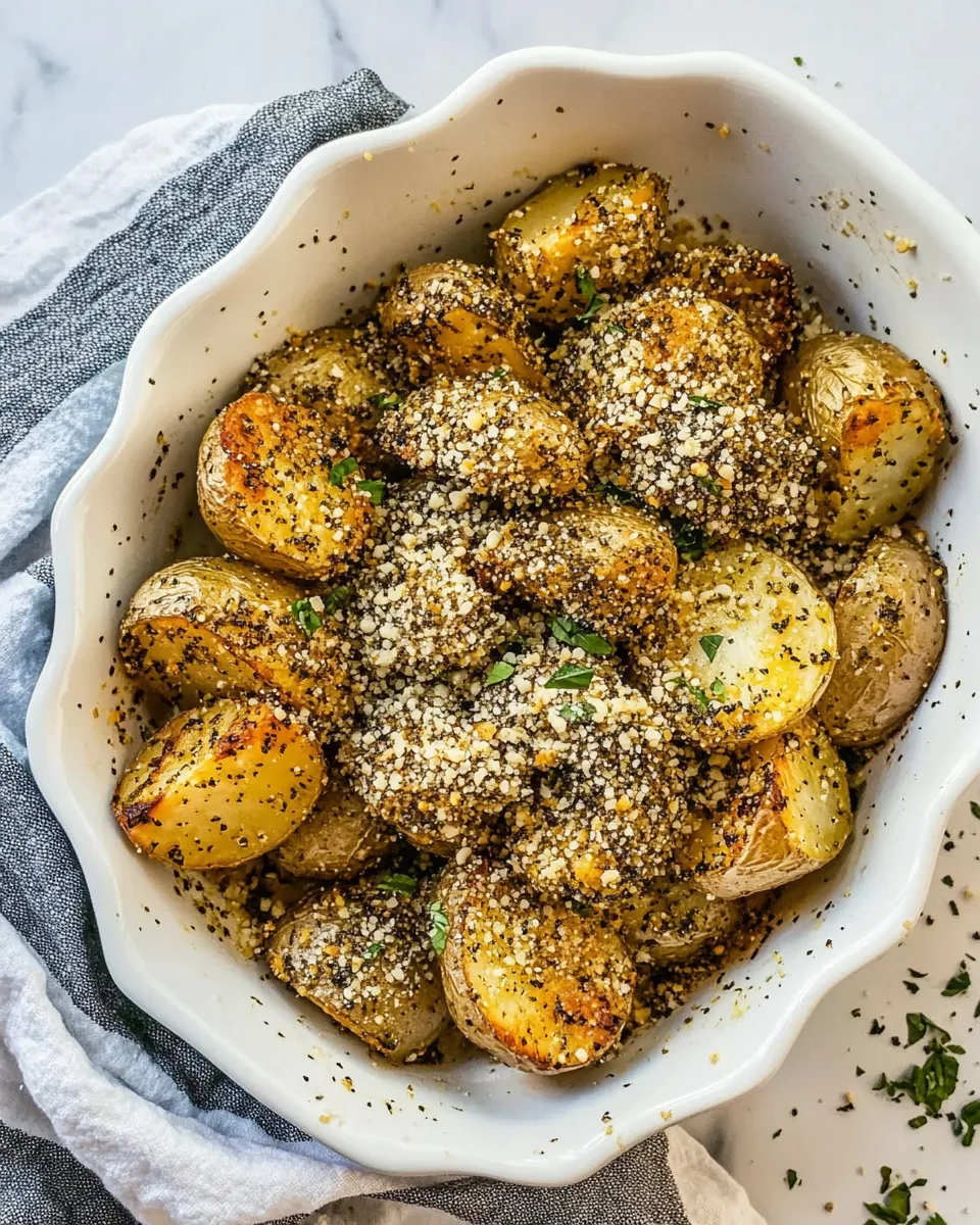 Cacio E Pepe Roasted Potatoes