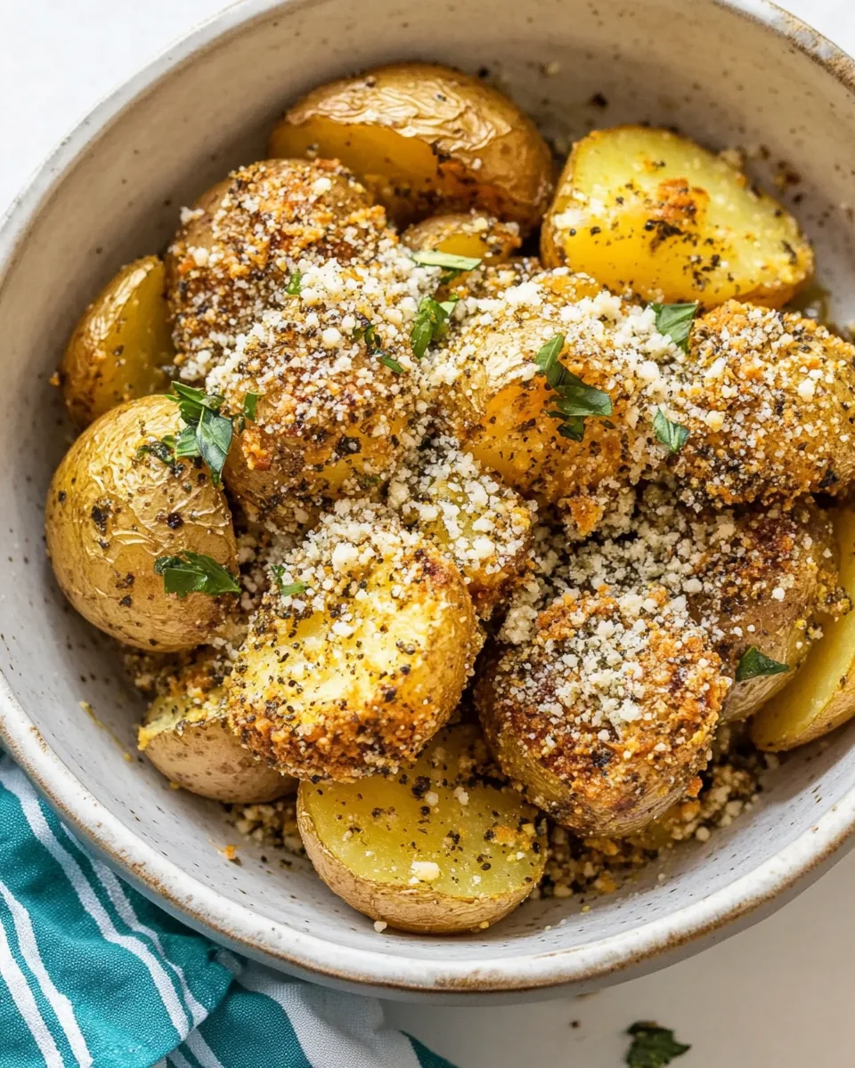 Cacio E Pepe Roasted Potatoes