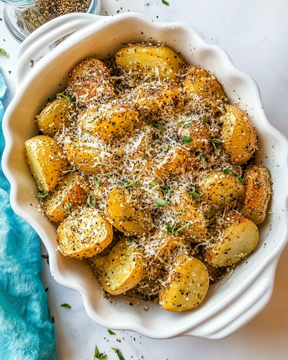 Cacio E Pepe Roasted Potatoes
