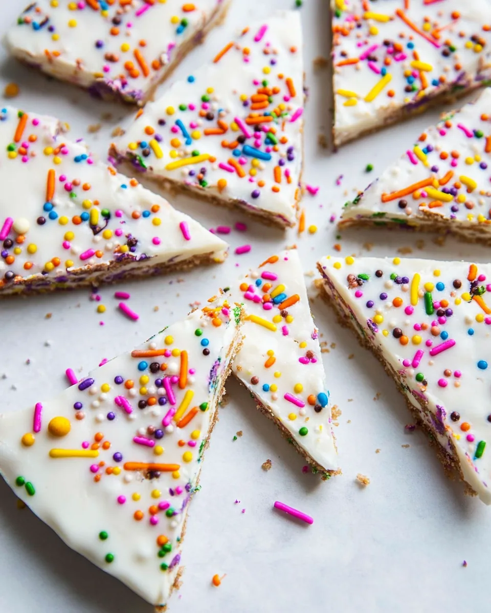 Cake Batter Bark