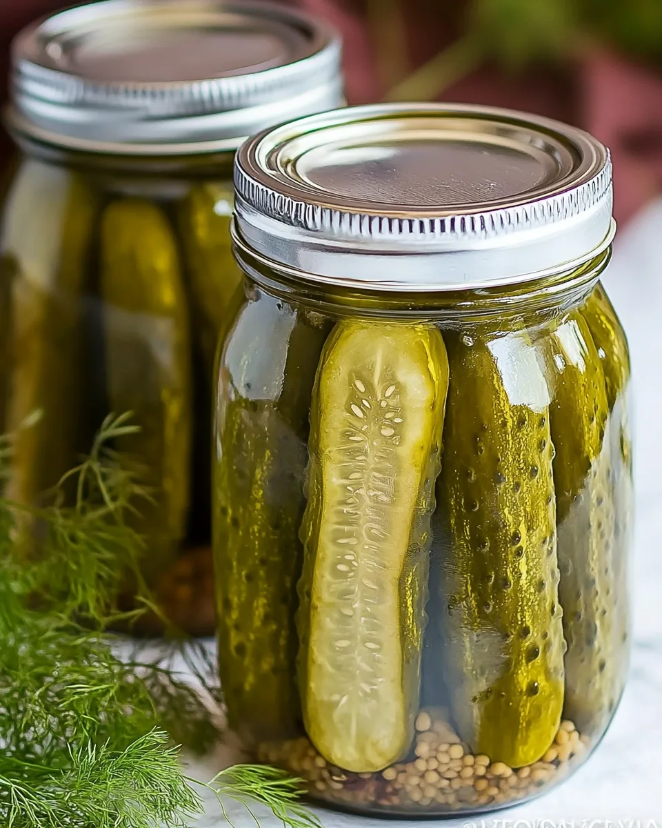 Canned Dill Pickle Recipe