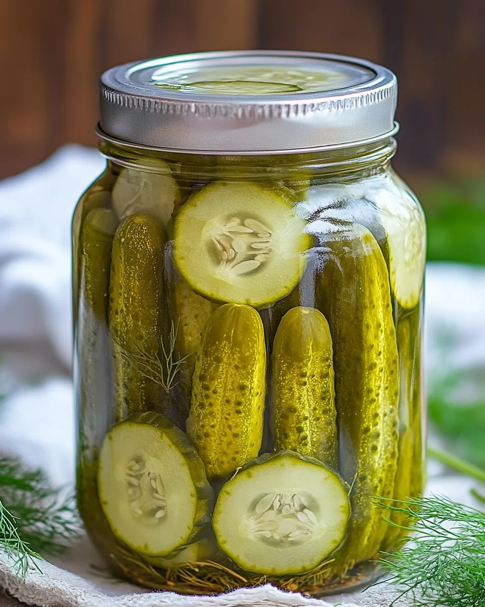 Canned Dill Pickle Recipe