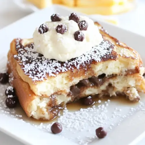 Cannoli Stuffed French Toast