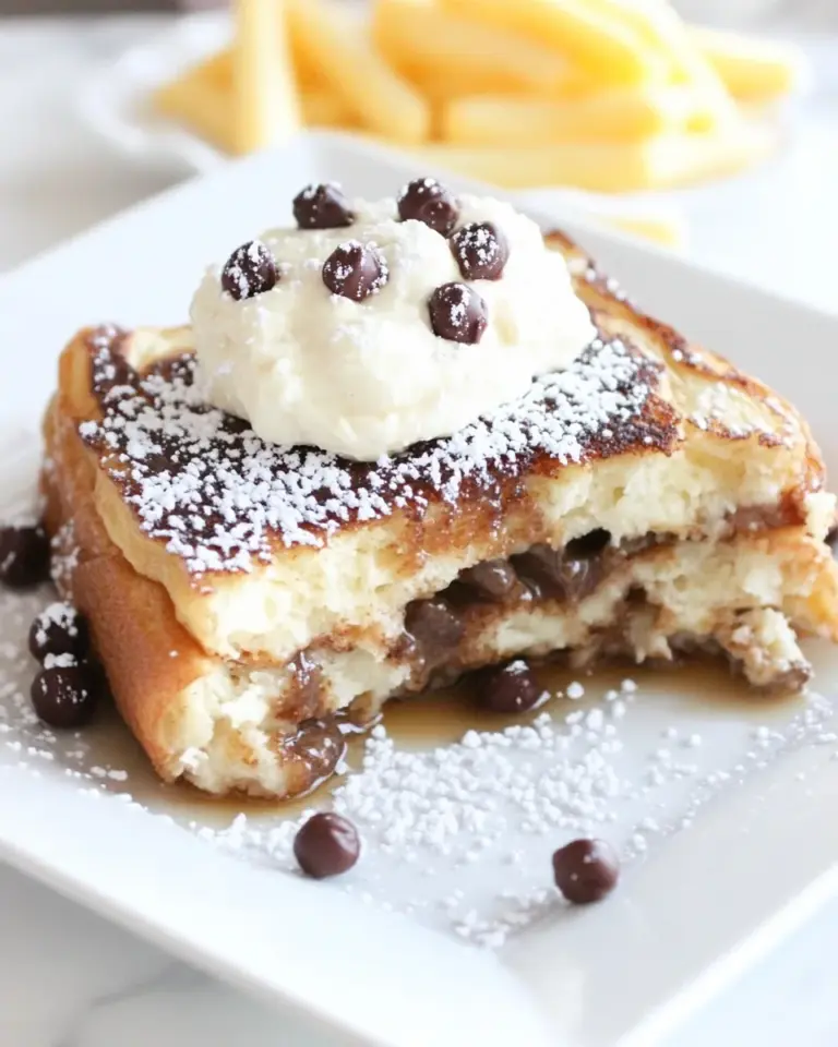 Cannoli Stuffed French Toast