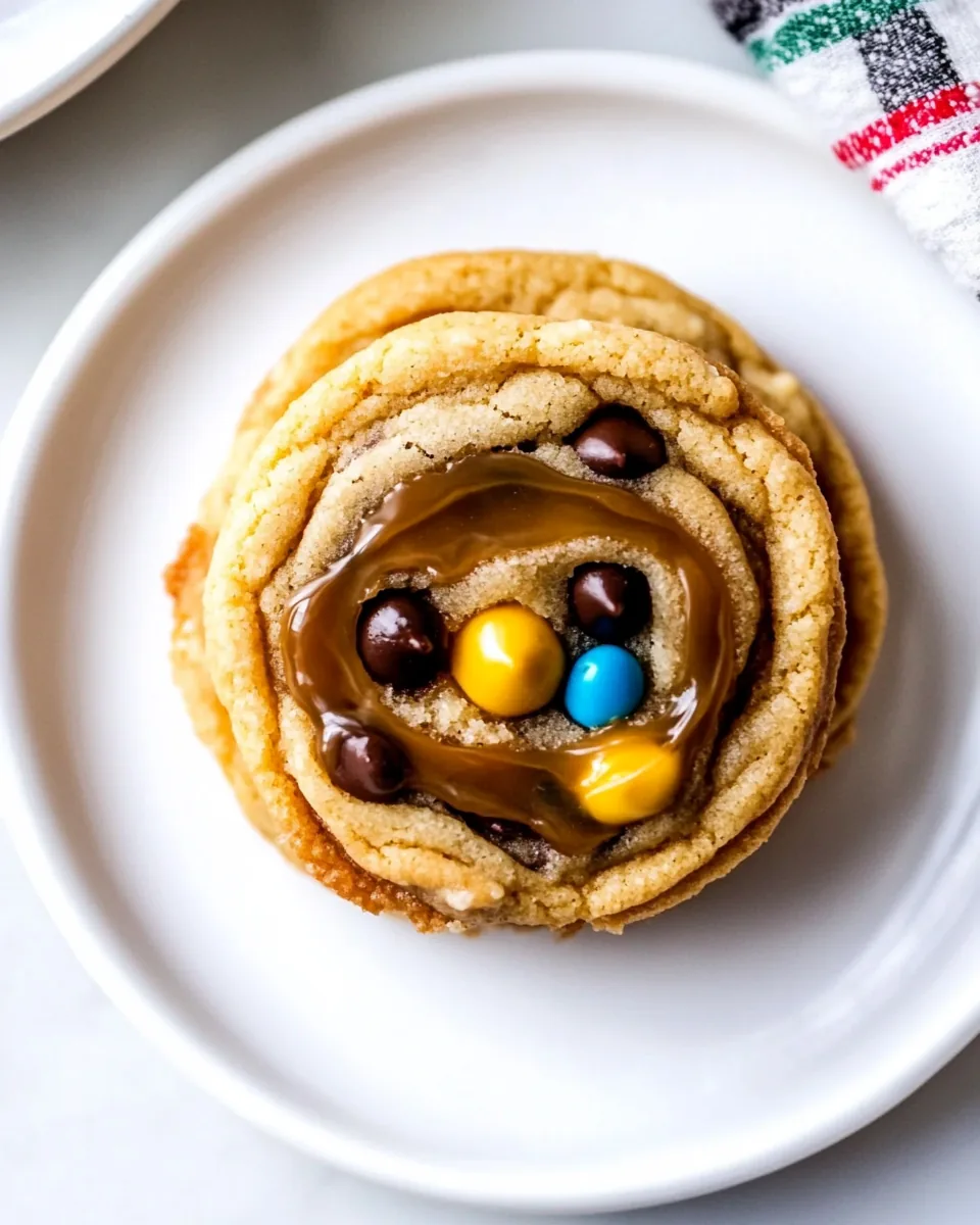 Caramel Stuffed Cookies