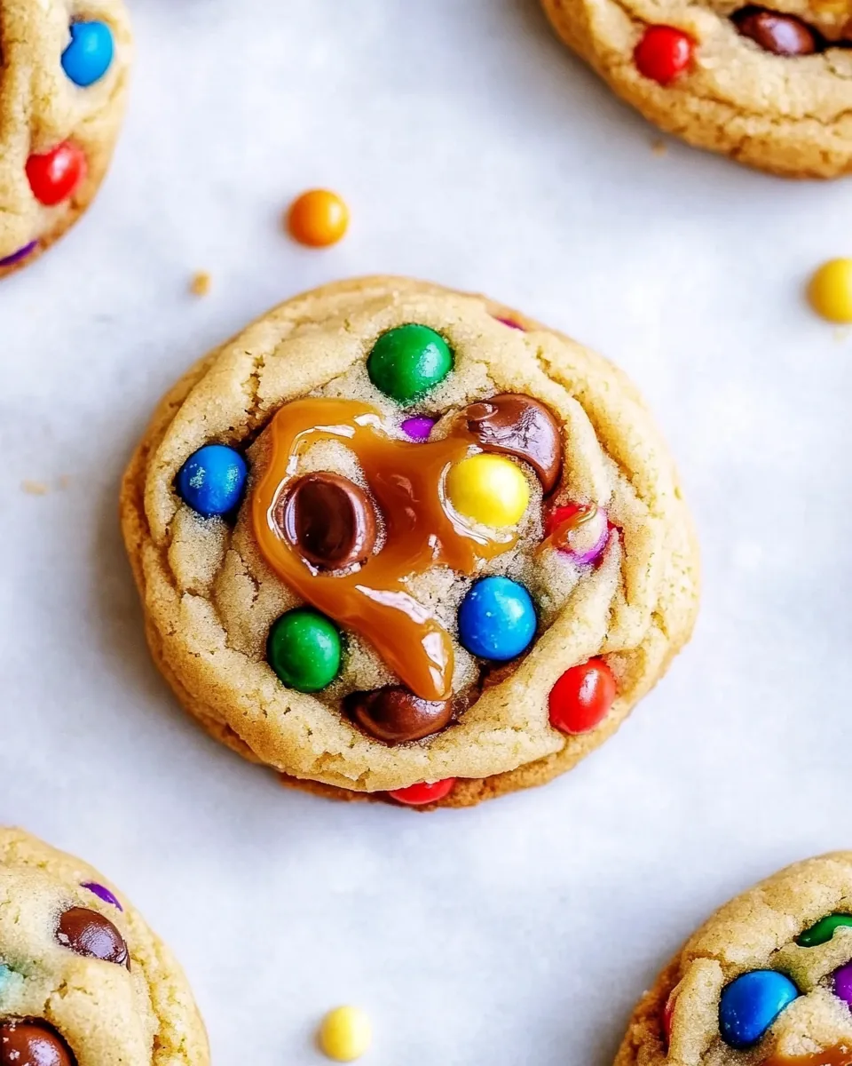 Caramel Stuffed Cookies