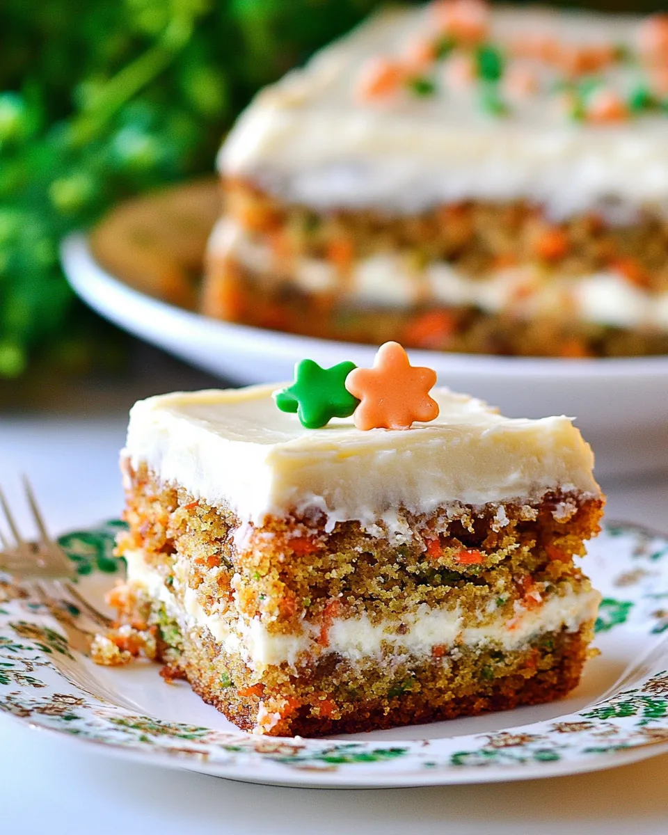 Carrot Cake Bars