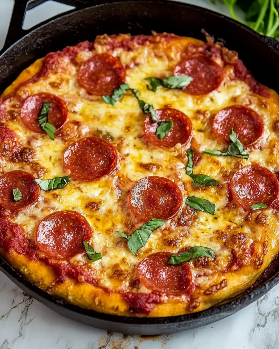 Cast Iron Skillet Pizza