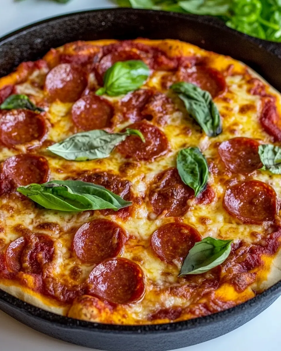 Cast Iron Skillet Pizza