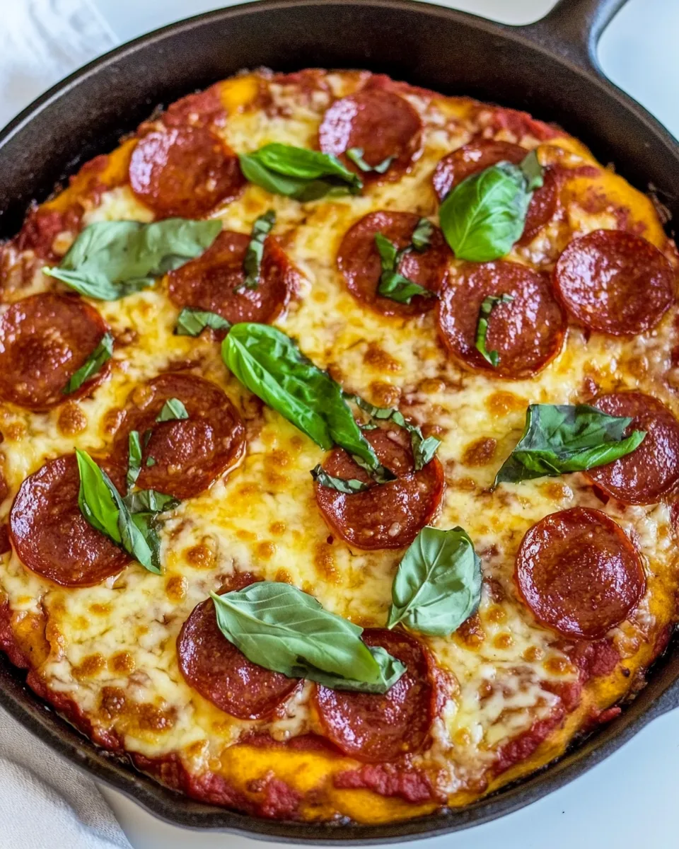 Cast Iron Skillet Pizza