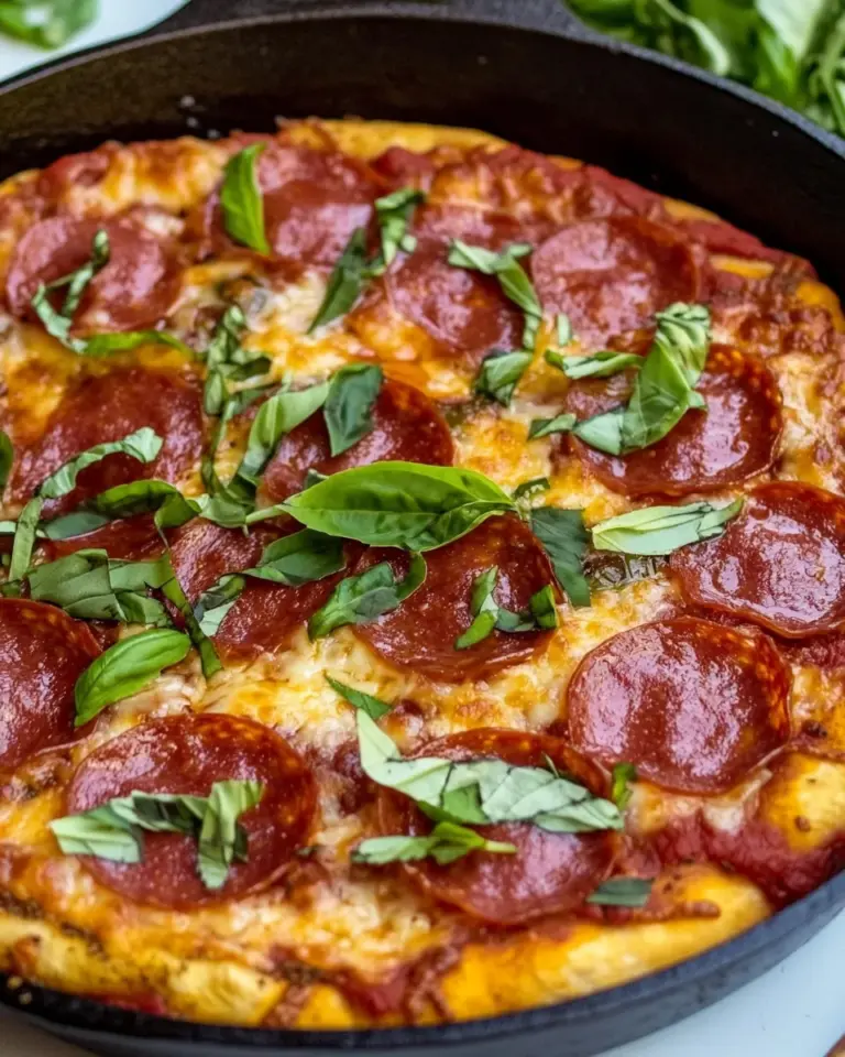 Cast Iron Skillet Pizza
