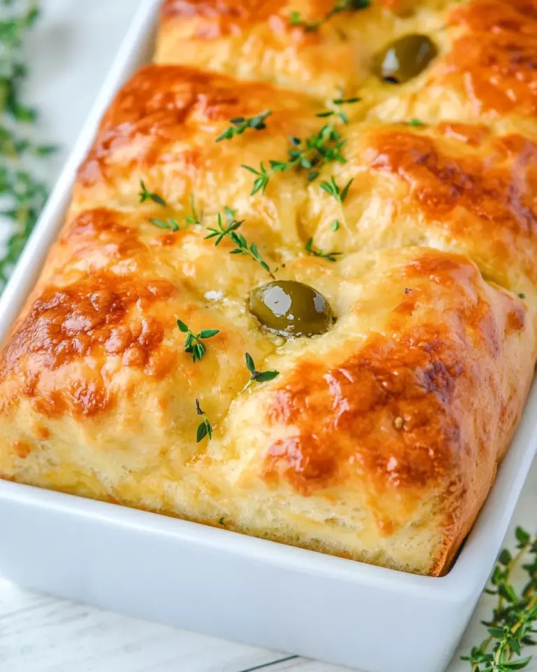 Cheddar Olive Thyme Bread