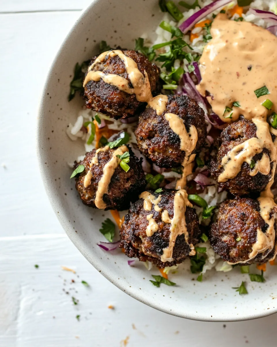 Cheeseburger Meatballs