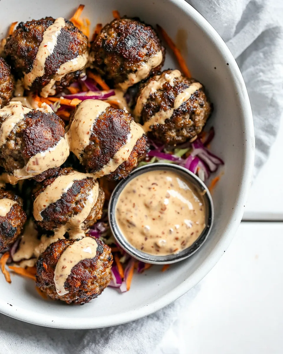 Cheeseburger Meatballs