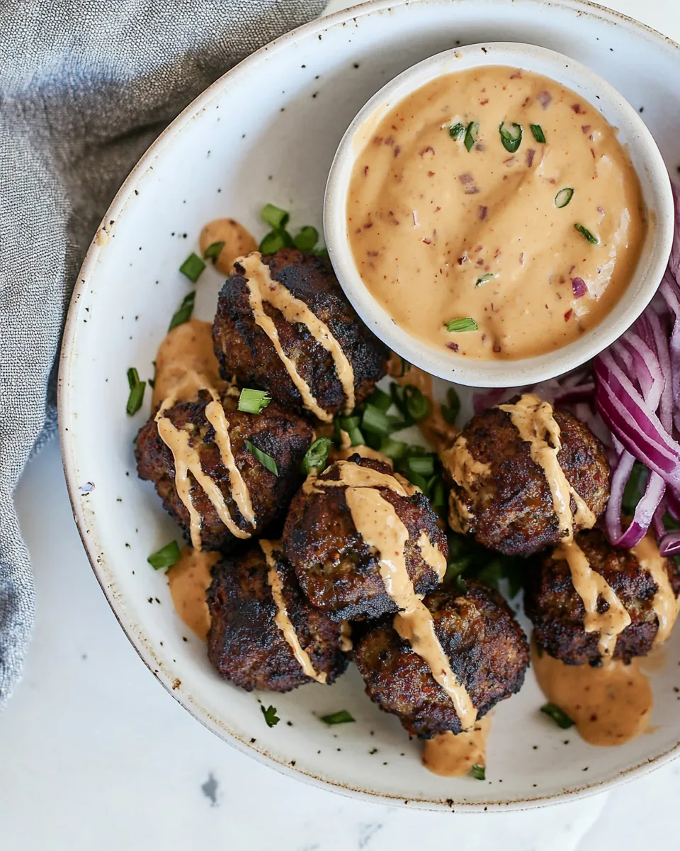 Cheeseburger Meatballs