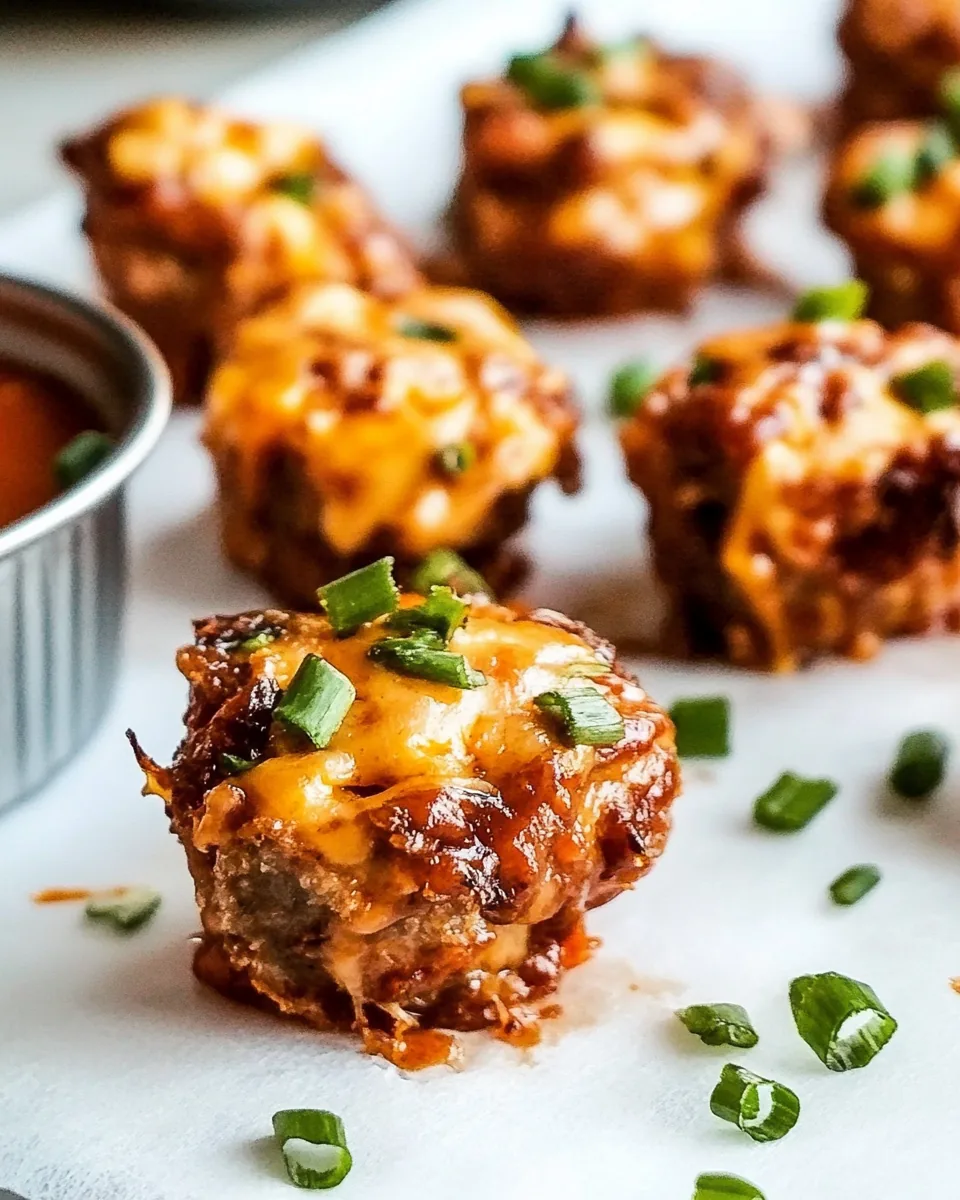 Cheesy BBQ Brisket Bites