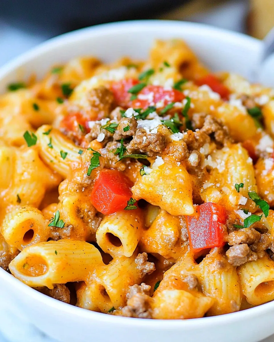 Cheesy Instant Pot Taco Pasta